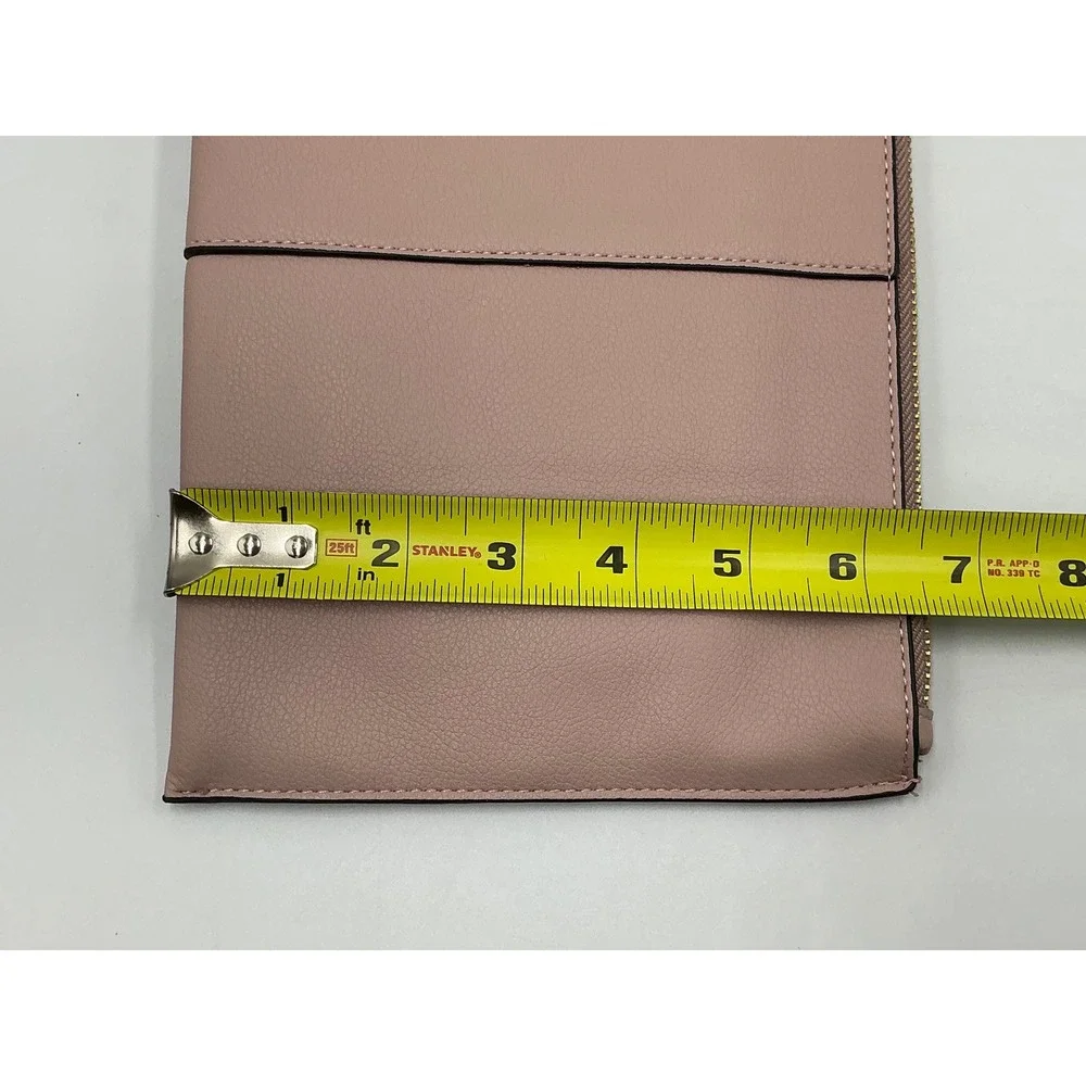 INC‎ International Concepts Wristlet Clutch OS Millennial Pink Tassel 100022242
